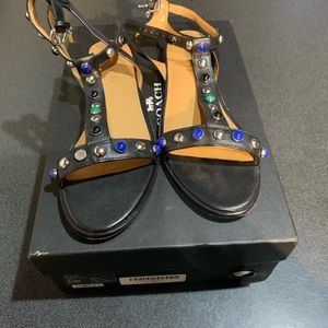 Coach multiple color sandal